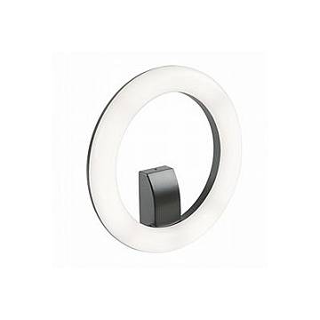 Applique Da Esterno Moderna Omega Alluminio E Termoplastica Grigio Led 20W 4000K