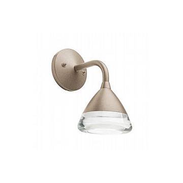 Applique Da Esterno Graal Alluminio E Termoplastica Tortora Led 20W 4000K