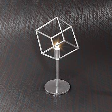 Lampada Scrivania-Ufficio Moderna Frame Metallo Cromo 1 Luce G9 Lampada Scrivania-Ufficio Moderna Frame Metallo Cromo 1 Luce G9