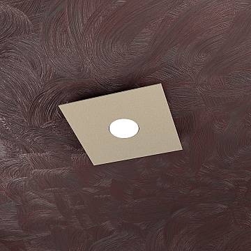 Plafoniera Moderna Area Metallo Sabbia 1 Luce Gx53 25Cm Plafoniera Moderna Area Metallo Sabbia 1 Luce Gx53 25Cm