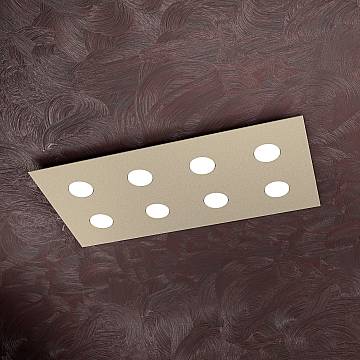 Plafoniera Moderna Area Metallo Sabbia Metallo 8 Luci Gx53 Plafoniera Moderna Area Metallo Sabbia Metallo 8 Luci Gx53