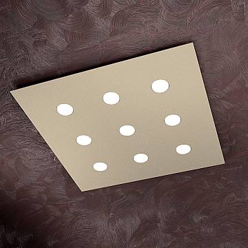 Plafoniera Moderna Area Metallo Sabbia Metallo 9 Luci Gx53 Plafoniera Moderna Area Metallo Sabbia Metallo 9 Luci Gx53