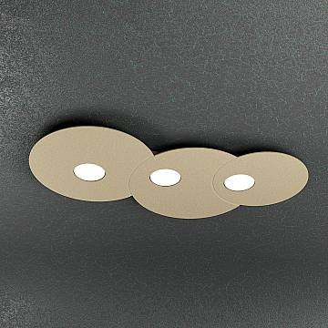 Plafoniera Moderna Cloud Metallo Sabbia 3 Luci Gx53 Plafoniera Moderna Cloud Metallo Sabbia 3 Luci Gx53