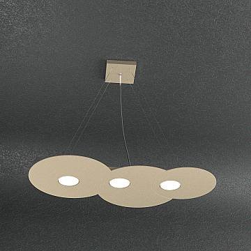 Sospensione Moderna Cloud Metallo Sabbia 3 Luci Gx53 Sospensione Moderna Cloud Metallo Sabbia 3 Luci Gx53