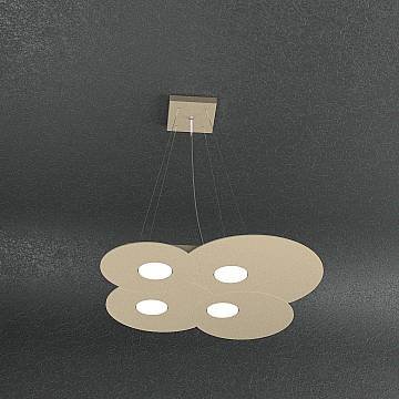 Sospensione Moderna Cloud Metallo Sabbia 4 Luci Gx53 Sospensione Moderna Cloud Metallo Sabbia 4 Luci Gx53