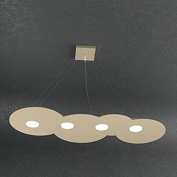 Sospensione Moderna Rettangolare Cloud Metallo Sabbia 4 Luci Gx53 Sospensione Moderna Rettangolare Cloud Metallo Sabbia 4 Luci Gx53