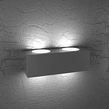 Applique Moderna Plate Metallo Antracite 4 Luci Gx53 Applique Moderna Plate Metallo Antracite 4 Luci Gx53