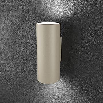 Applique Moderna Cilindrica Shape Metallo Sabbia 2 Luci Gx53 20Cm Biemissione Applique Moderna Cilindrica Shape Metallo Sabbia 2 Luci Gx53 20Cm Biemissione