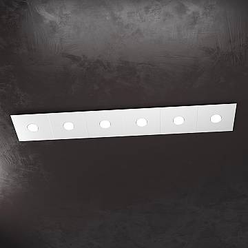 Applique Moderna Eccentric Metallo Grigio 6 Luci Gx53 Applique Moderna Eccentric Metallo Grigio 6 Luci Gx53