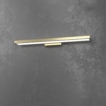 Applique Moderna Four Squares Alluminio Oro Led 40W Applique Moderna Four Squares Alluminio Oro Led 40W