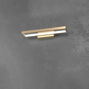 Applique Moderna Four Squares Alluminio Oro Led 20W Applique Moderna Four Squares Alluminio Oro Led 20W