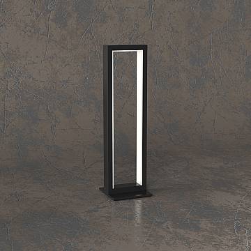 Lampada Scrivania-Ufficio Moderna Four Squares Alluminio Nero Led 8W Lampada Scrivania-Ufficio Moderna Four Squares Alluminio Nero Led 8W