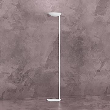 Piantana Contemporanea Mood Metallo E Vetro Bianco 6 Luci Gx53