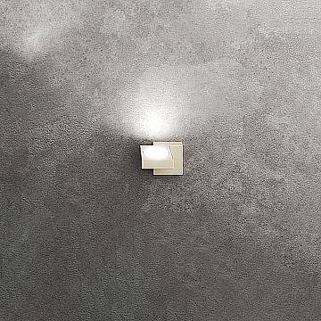 Applique Moderna Up Metallo Sabbia 1 Luce Gx53 Applique Moderna Up Metallo Sabbia 1 Luce Gx53