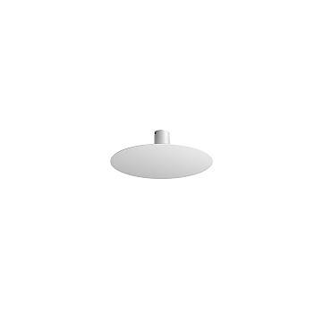Plafoniera Moderna Disk Metallo Bianco 5 Luci Gx53
