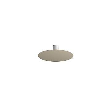 Plafoniera Moderna Disk Metallo Sabbia 5 Luci Gx53