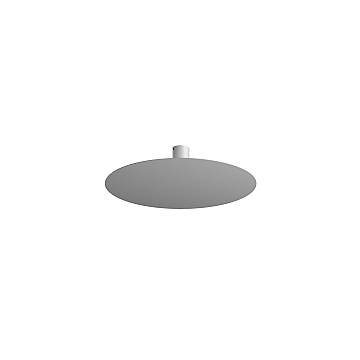Plafoniera Moderna Disk Metallo Grigio 7 Luci Gx53