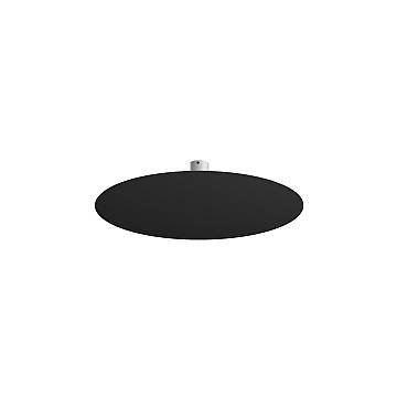 Plafoniera Moderna Disk Metallo Nero 9 Luci Gx53