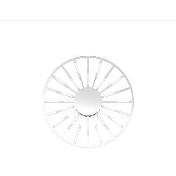Plafoniera-Applique Around You Metallo Cromo Led 61W 3000K