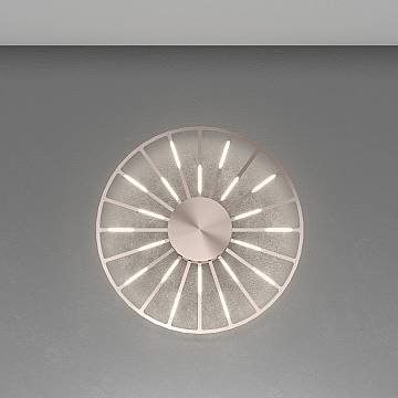 Plafoniera-Appl. Around You Metallo Rosato Satinato Led 61W 3000K