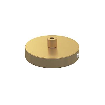Rosone Metallo Oro Opaco 1 Foro D10Cm