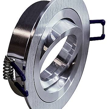 Faretto Incasso Toy Orientabile Tondo Alluminio Alluminio Satinato 1 Luce Gu10 Faretto Incasso Toy Orientabile Tondo Alluminio Alluminio Satinato 1 Luce Gu10