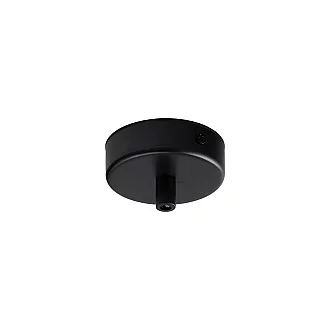 Rosone 1 Luce In Ferro Laccato Nero Diametro 8 Cm