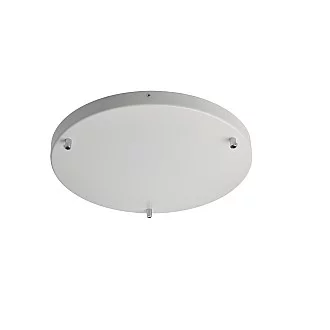 Rosone Multicavo 3 Luci In Ferro Laccato Bianco Diametro 40 Cm