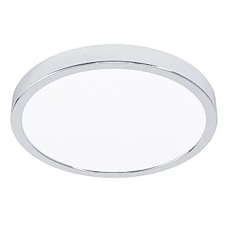 Plafoniera Moderna Fueva 5 In Acciaio Cromo Led Integrato 20,5W 4000K Ip44