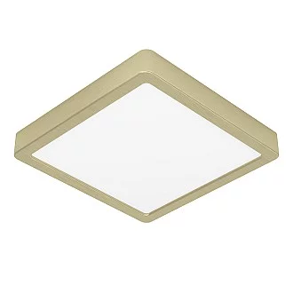 Plafoniera Moderna Fueva 5 In Acciaio Ottone Led Integrato 17W 3000K Ip20