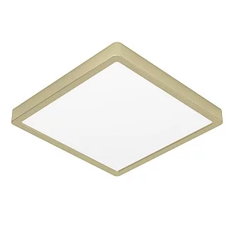 Plafoniera Moderna Fueva 5 In Acciaio Ottone Led Integrato 20,5W 3000K Ip20