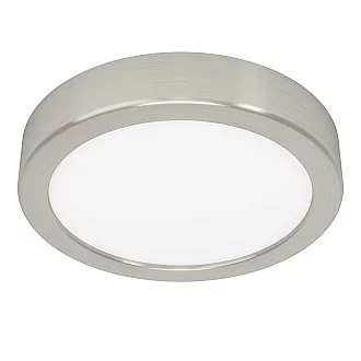 Plafoniera Moderna Fueva 5 In Acciaio Nichel Satinato Led Integrato 11W Ip20