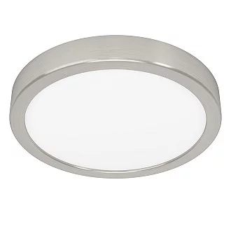 Plafoniera Moderna Fueva 5 In Acciaio Nichel Satinato Led 17W Ip20