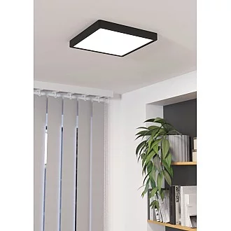 Plafoniera Moderna Fueva 5 In Acciaio Nero Led Integrato 20,5W 3000K Ip20