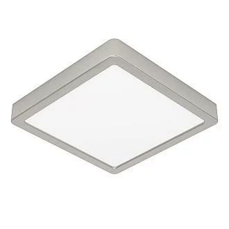 Plafoniera Moderna Fueva 5 Acciaio Nichel Satinato Led Integrato 17W