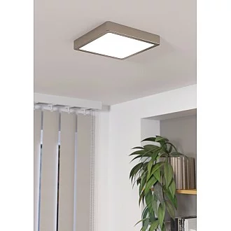 Plafoniera Moderna Fueva 5 Acciaio Nichel Satinato Led Integrato 17W