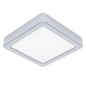 Plafoniera Moderna Fueva 5 In Acciaio Cromo Led Integrato 11W 3000K Ip44