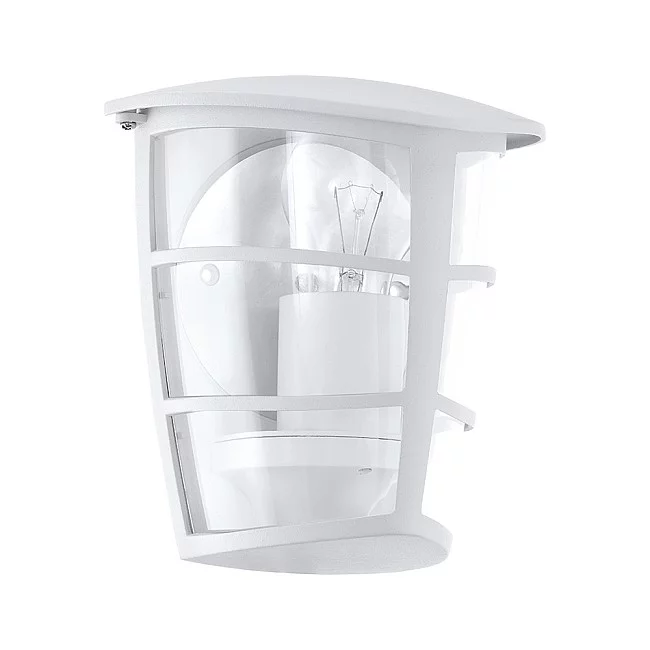 Eglo-Applique Contemporanea Da Esterno Aloria 1 Luce Alluminio Fuso Bianco-93403-9002759934033