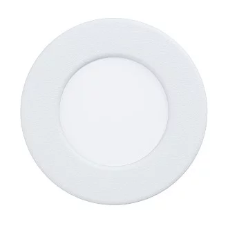 Faretto Ad Incasso Moderno Fueva 5 Acciaio Bianco Led Integrato 2,7W 4000K