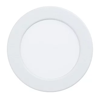 Faretto Ad Incasso Moderno Fueva 5 Acciaio Bianco Led Integrato 5,5W 4000K