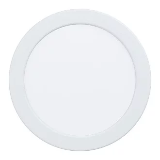 Faretto Ad Incasso Moderno Fueva 5 Acciaio Bianco Led Integrato 11W 4000K