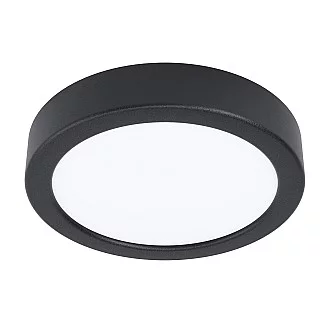 Plafoniera Moderna Fueva 5 In Acciaio Nero Led 11W 3000K Ip20