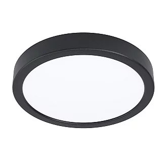 Plafoniera Moderna Fueva 5 Acciaio Nero Led Integrato 17W 3000K Ip20