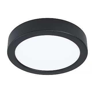 Plafoniera Moderna Fueva 5 Acciaio Nero Led Integrato 11W 4000K Ip20