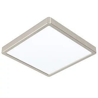 Plafoniera Moderna Fueva 5 Acciaio Nichel Satinato Led Integrato 20,5W 4000K