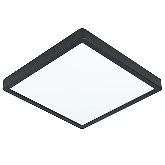 Plafoniera Moderna Fueva 5 Acciaio Nero Led Integrato 20,5W 4000K Ip20