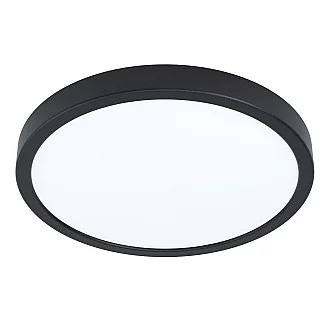 Plafoniera Moderna Fueva 5 In Acciaio Nero Luce Led 20,5W 3000K Ip20