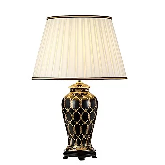 Lampada Da Scrivania Contemporanea Taipei Porcellana Oro 1 Luce E27