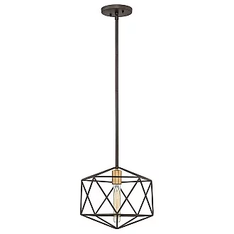 Sospensione Industrial Nordica Astrid Metallo Bronzo Opaco 1 Luce E27