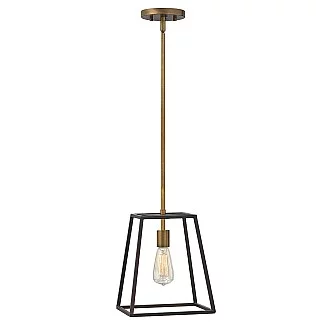 Sospensione Contemporanea Fu Lighton Acciaio Bronzo Ottone 1 Luce E27